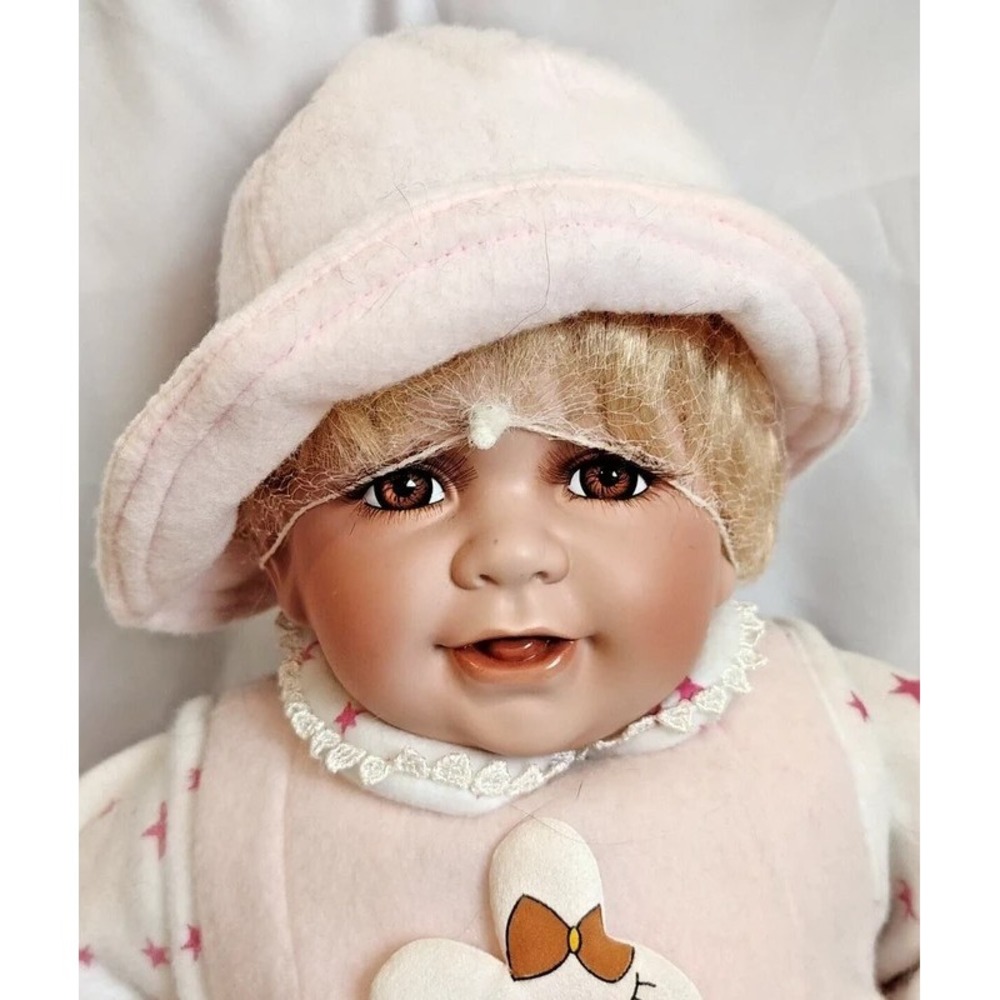 Duck House Heirloom Porcelain 21" Baby Girl Doll